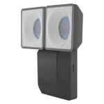 Ledvance Proiettore LED Endura Spot Nero 16W 1500lm 50D - 840 Bianco Freddo | IP55 - Sensore di movimento e luce - Simmetrico