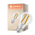 Ledvance Classic LED E27 Pera Filamento Chiara 3.8W 806lm - 827 Bianco Molto Caldo | Dimmerabile - Sostitutiva 60W