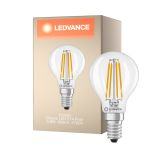 Ledvance Classic LED E14 Pera Filamento Chiara 3.8W 806lm - 827 Bianco Molto Caldo | Sostitutiva 60W