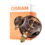 Osram Decor LED Lamp Nero Vetro E27 3.5W 300lm - 827 Bianco Molto Caldo | Sostitutiva 25W