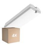 Multipack 4x Bright Choice Bulkhead LED Bianca 3W 280lm - 830 Luce Calda -  | IP66