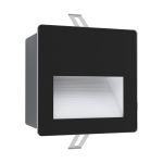 Eglo Luce Da Parete Aracena Aluminium Nero 3W 500lm - 840 Bianco Freddo