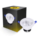 Bright Choice Downlight LED Il Giro Inclinabile 12W 960lm 60D - 930 Luce Calda -  | 110mm - Ritaglio 90mm - UGR <19