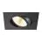 SLV New Tria Universale 68 Faretti Aluminium Nero Piazza 8.6W 600lm 38D - 925-930-940 CCT | Ritaglio 68mm - Miglior Resa Cromatica - Dimmerabile 