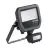 Ledvance Proiettore LED Aluminium Nero 8W 1100lm 100D - 830 Luce Calda -  | IP65 - Sensore Di Movimento E Luce - Simmetrico