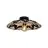 Good&Mojo Luce da soffitto Andros Nero/Natural | Adatto per 1x E27 