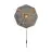 Good&Mojo Luce Da Parete Panama Rattan Grigio | Adatto per 1x E27 