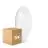 Confezione Multipack 5x Ledvance Surface Circolare 350 Bianca 18W 1440lm - 840 Bianco Freddo | IP44 - Sostitutiva 2x18W