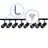 Bright Choice Set completo 1-Fase Rail L 1 x 2 Metro Nero | incl. 8x Faretti + GU10 2700K 3W Dimmerabile + Tappo Di Chiusura, Connettore di Alimentazione e L -Connettore