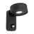 Eglo Luce Da Parete Palosco Acciaio Nero 4W 360lm - 830 Luce Calda -  | IP44 - Sensore Di Movimento