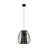 Eglo Luce Pendente Curasao Acciaio Nero | IP20 - Adatto per 1x E27 