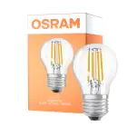 Osram LED Superstar E27 Sferica Filamento Chiara 3.4W 470lm - 940 Bianco Freddo | Miglior Resa Cromatica - Dimmerabile - Sostitutiva 40W