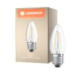 Ledvance Classic LED E27 Candela Filamento Chiara 4.8W 470lm - 827 Bianco Molto Caldo | Dimmerabile - Sostitua 40W
