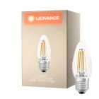 Ledvance Classic LED E27 Candela Filamento Chiara 3.4W 470lm - 827 Bianco Molto Caldo | Sostitutiva 40W