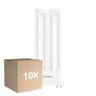Multipack 10x Ledvance DULUX-F LED 8W - 840 Bianco Freddo | 4-Pin - Sostitutiva 18W