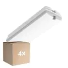 Multipack 4x Bright Choice Bulkhead LED Bianca 3W 280lm - 830 Luce Calda -  | IP66