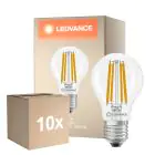 Multipack 10x Ledvance Classic LED E27 Pera Filamento Chiara 11W 1521lm - 840 Bianco Freddo| Sostitutiva 100W