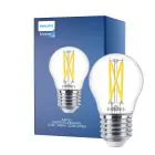 Philips MASTER LED Lustre E27 Sferica Filamento Chiara 2.5W 340lm - 922-927 Dim To Warm | Miglior Resa Cromatica - Dimmerabile - Sostitutiva 25W
