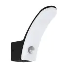 Eglo Luce Da Parete Fiumicino Esterni Aluminium Nero 11.5W 1200lm - 830 Luce Calda - 