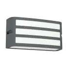 Eglo Luce Da Parete Camarda Aluminium Antracite | IP54 - Adatto per 1x E27