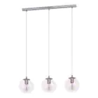 Eglo Luce Pendente Ariscani 2 Acciaio Cromo | Adatto per 3x E27