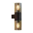 Eglo Luce Da Parete Cropani Nero | IP54 - Adatto per 1x E27